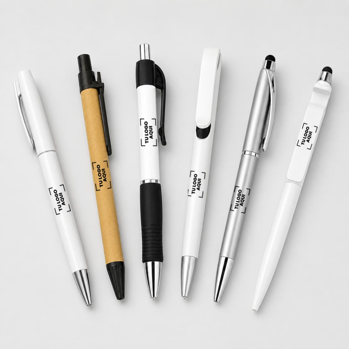 Bolígrafos personalizados – seis modelos