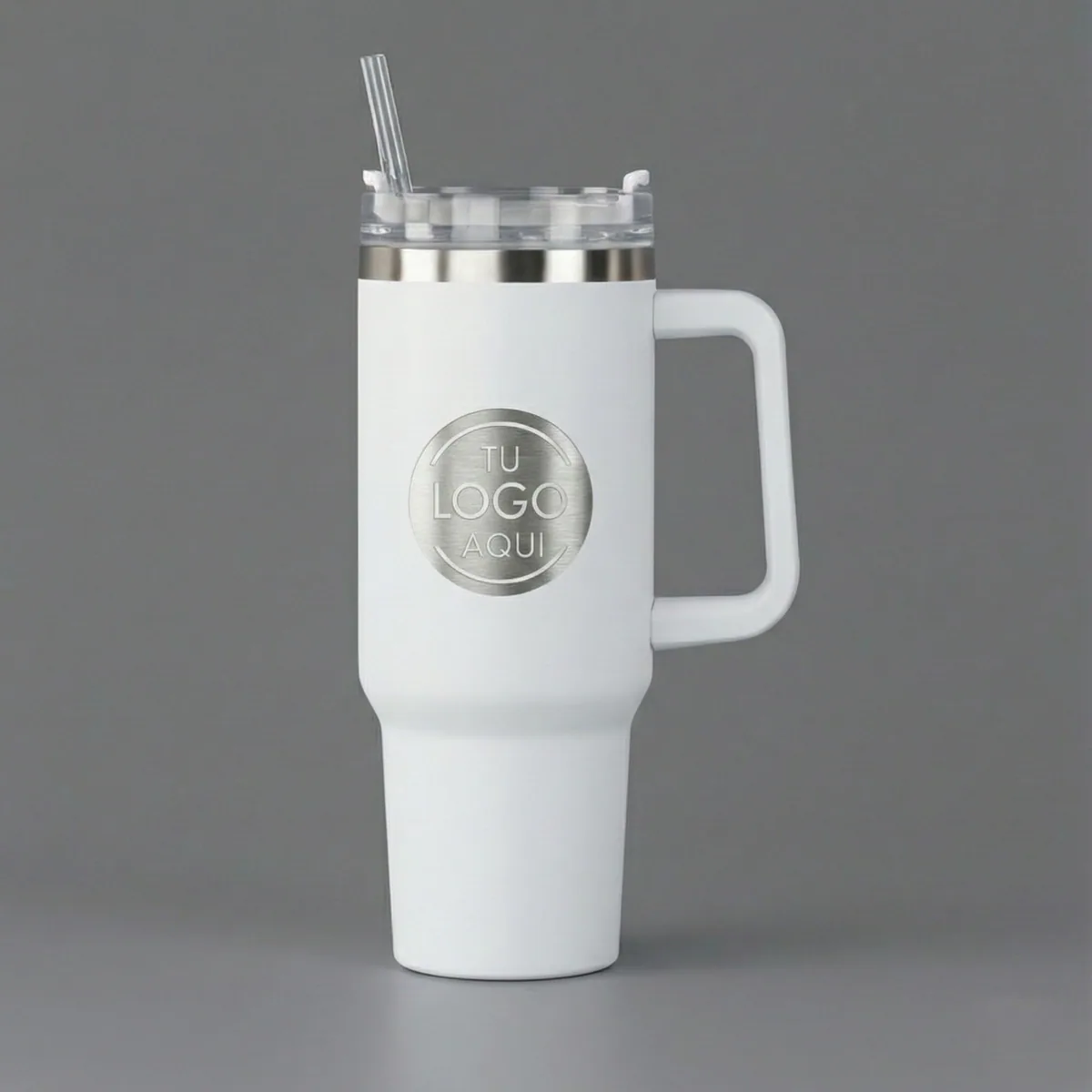 Vaso con Tapa + Pajita: 500, 900 ml